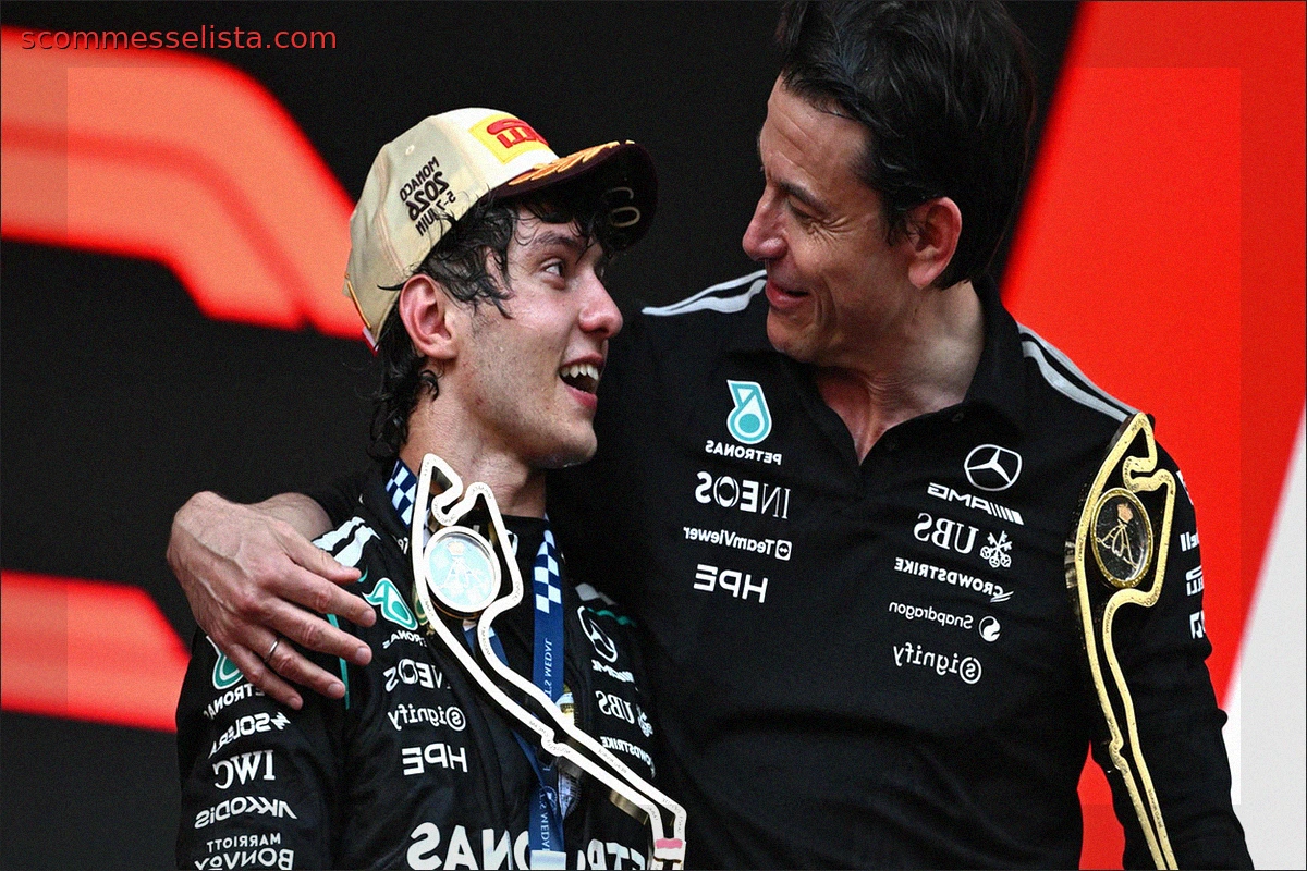 Kimi Antonelli, il prodigio della Mercedes: Wolff lo paragona a un miracolo a Monza
